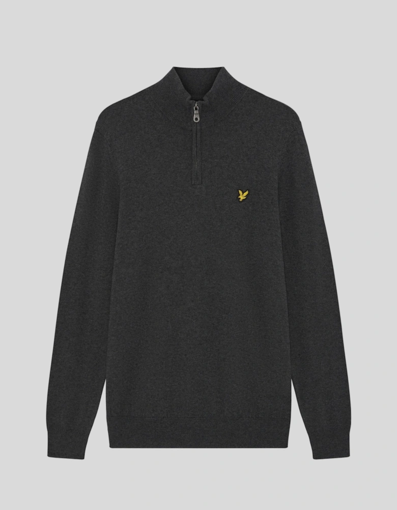 Cotton Merino 1/4 Zip Jumper