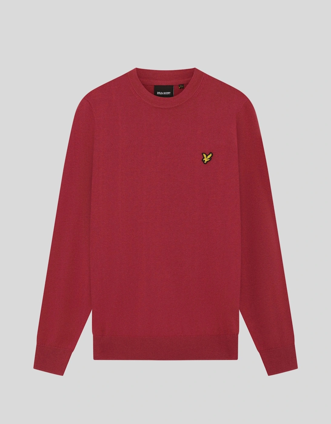 Cotton Merino Crew Neck Jumper