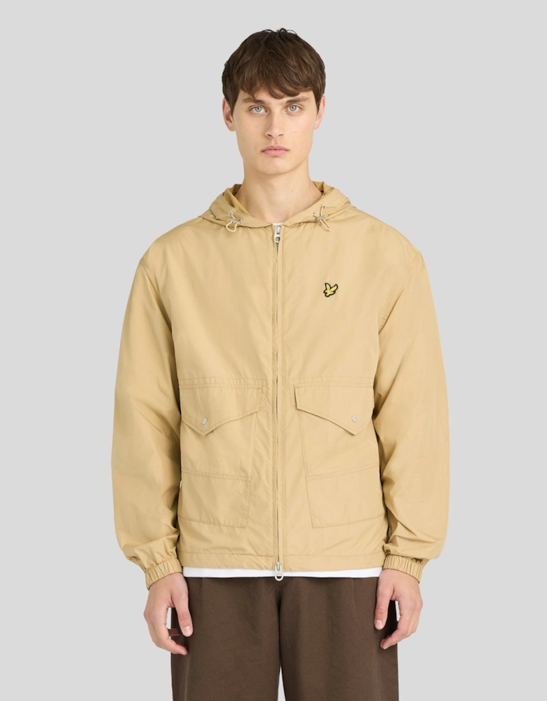 Lightweight Hooded Utility Jacket