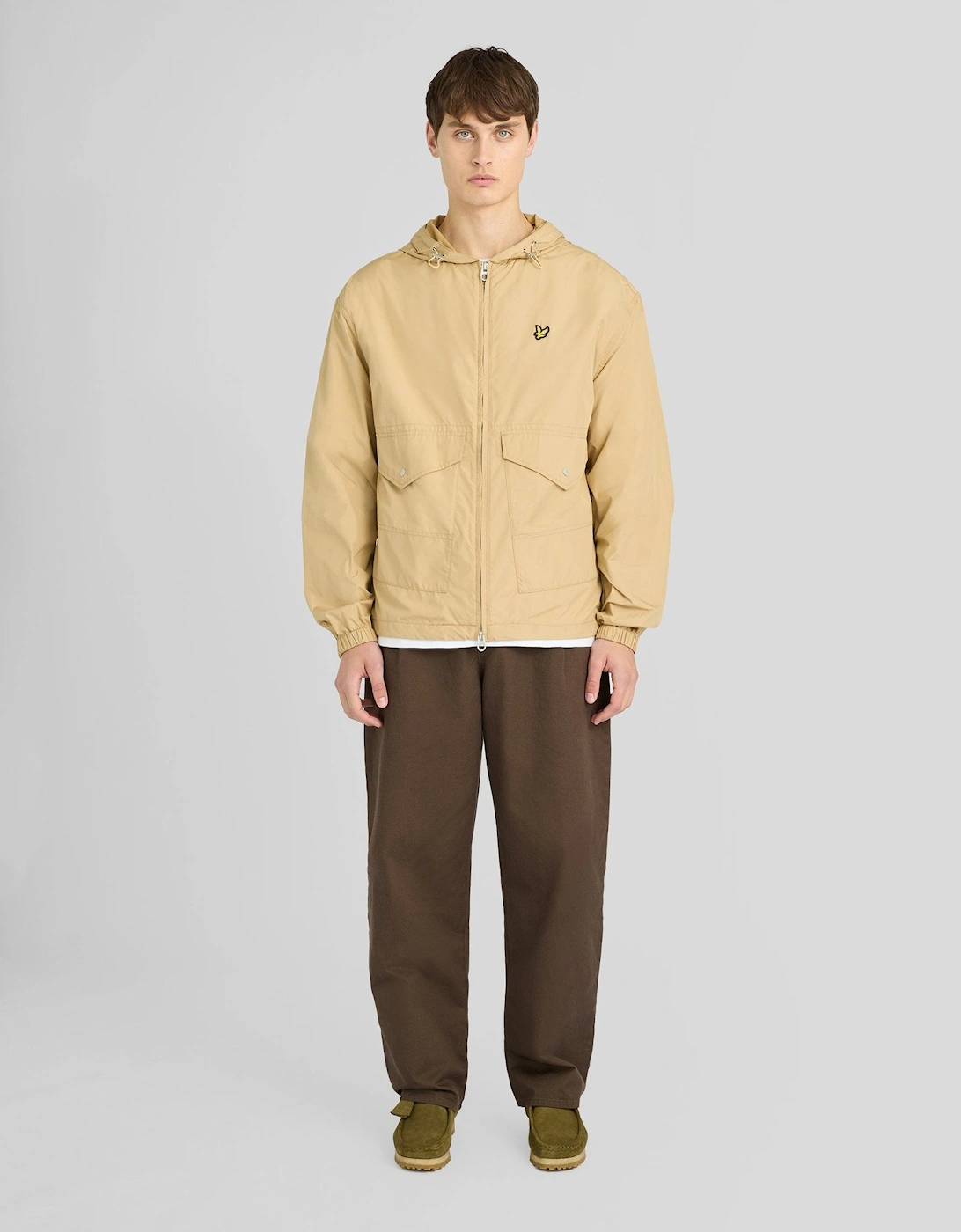 Lightweight Hooded Utility Jacket