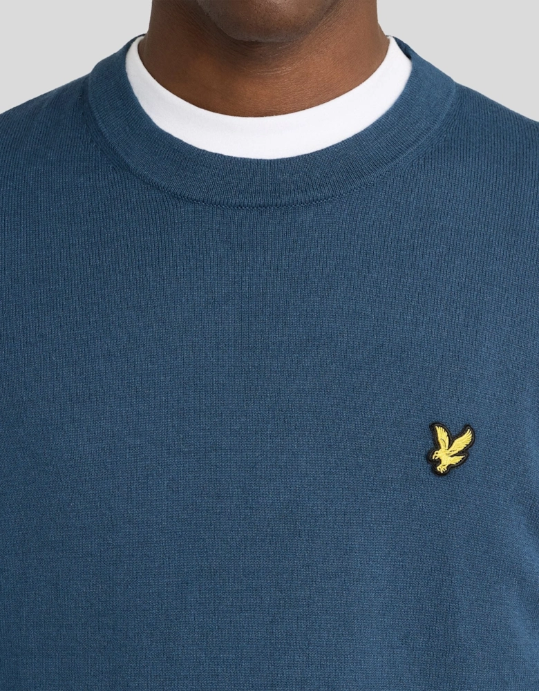 Cotton Merino Crew Neck Jumper