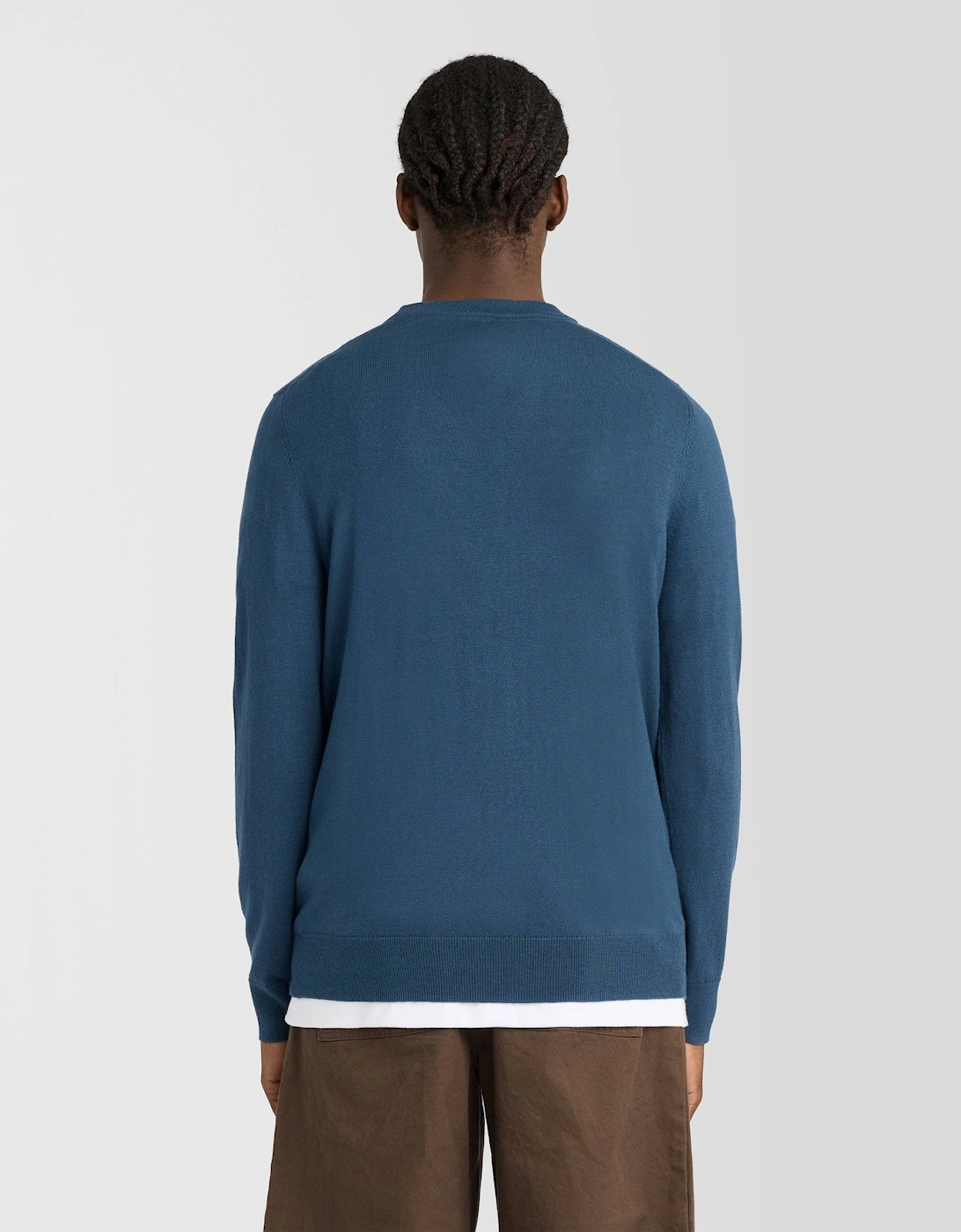 Cotton Merino Crew Neck Jumper