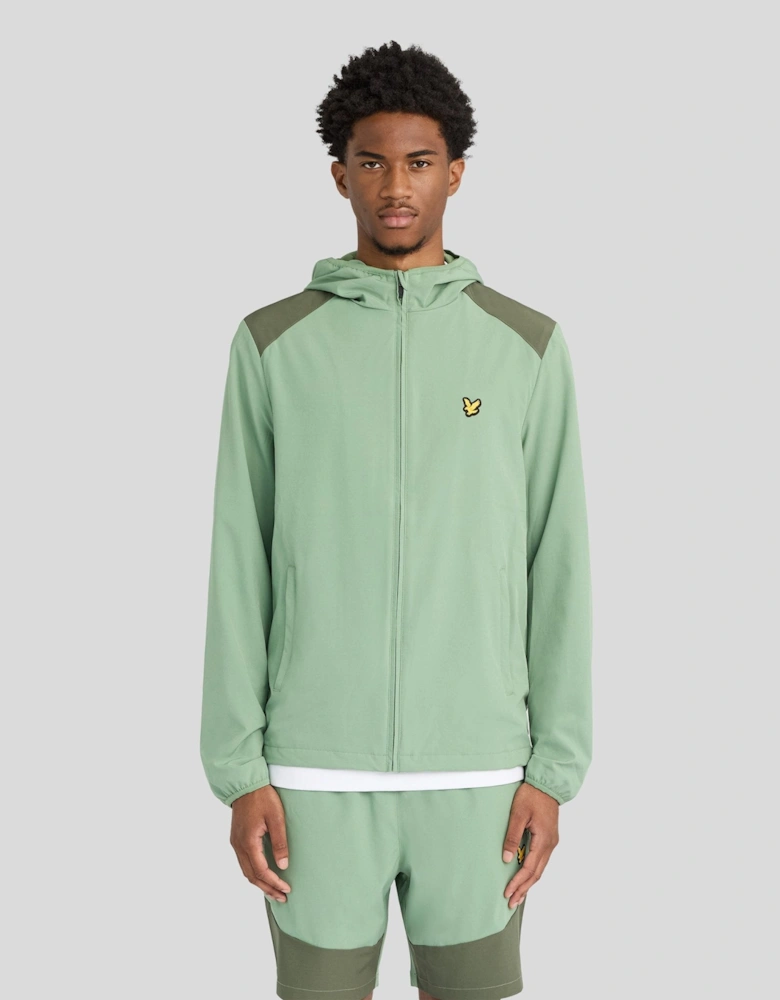 Sports Panelled Windbreaker Jacket