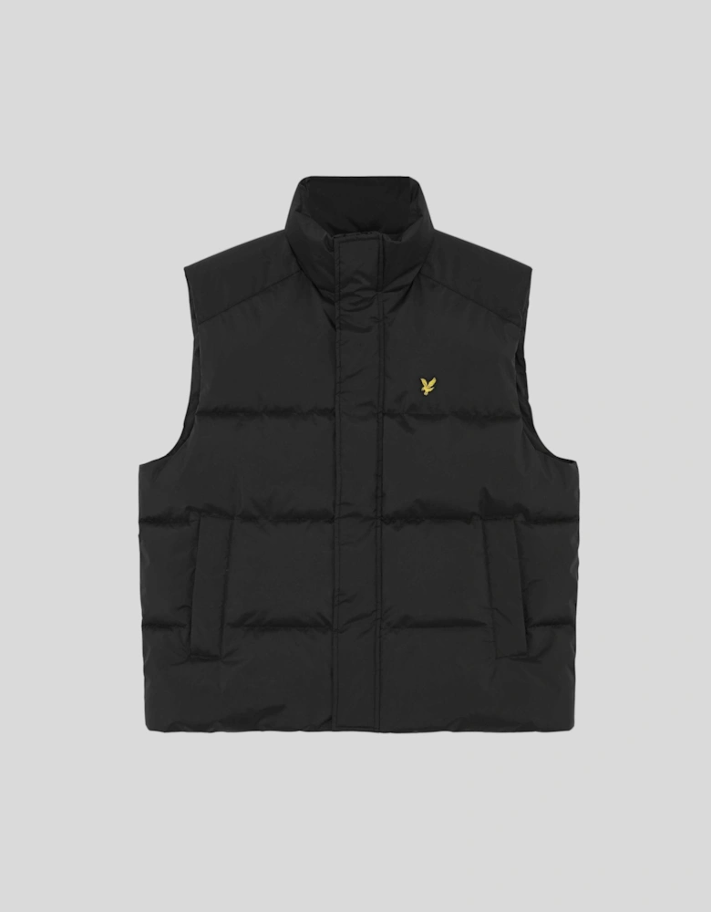 Funnel Neck Puffer Gilet