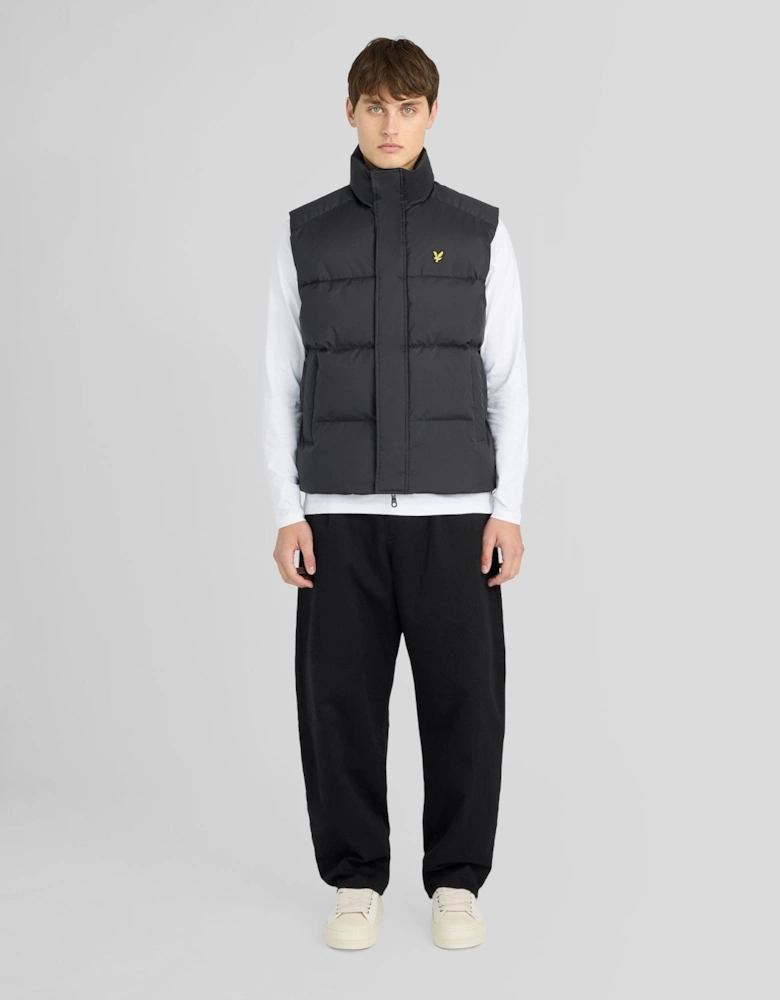 Funnel Neck Puffer Gilet