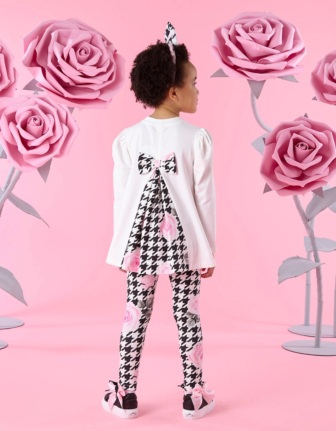 A DEE ARABELLA HOUNDSTOOTH PRINT LEGGING SET W261510, 9 of 8