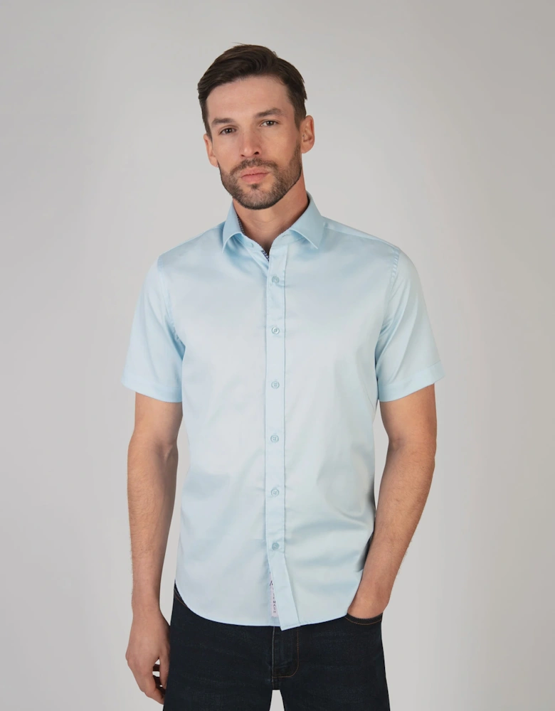 Mish Mash Rosewood Short Sleeve Shirt - Sky Blue
