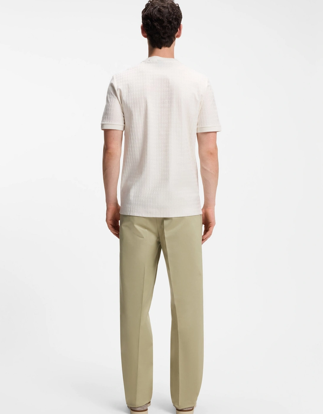 BOSS Black H Thompson 321 T-Shirt 118 Open White