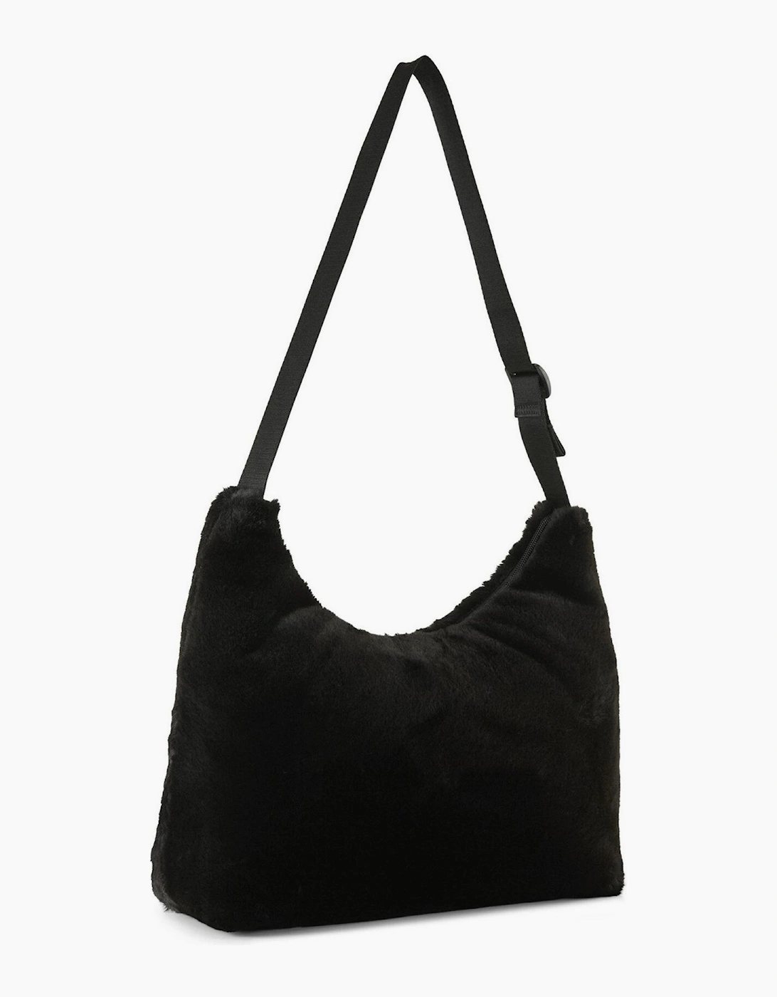 Up Faux Fur Slouchy Hobo Bag