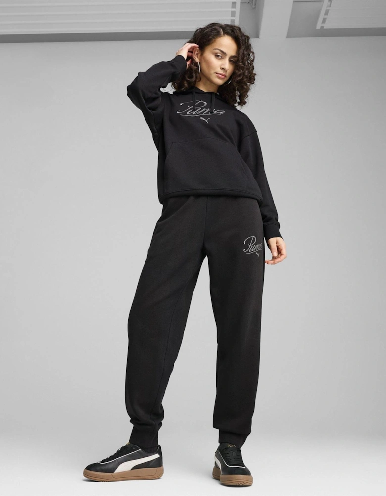 Womens Ess Script Comfort Sweatpants Tr Cl Joggers
