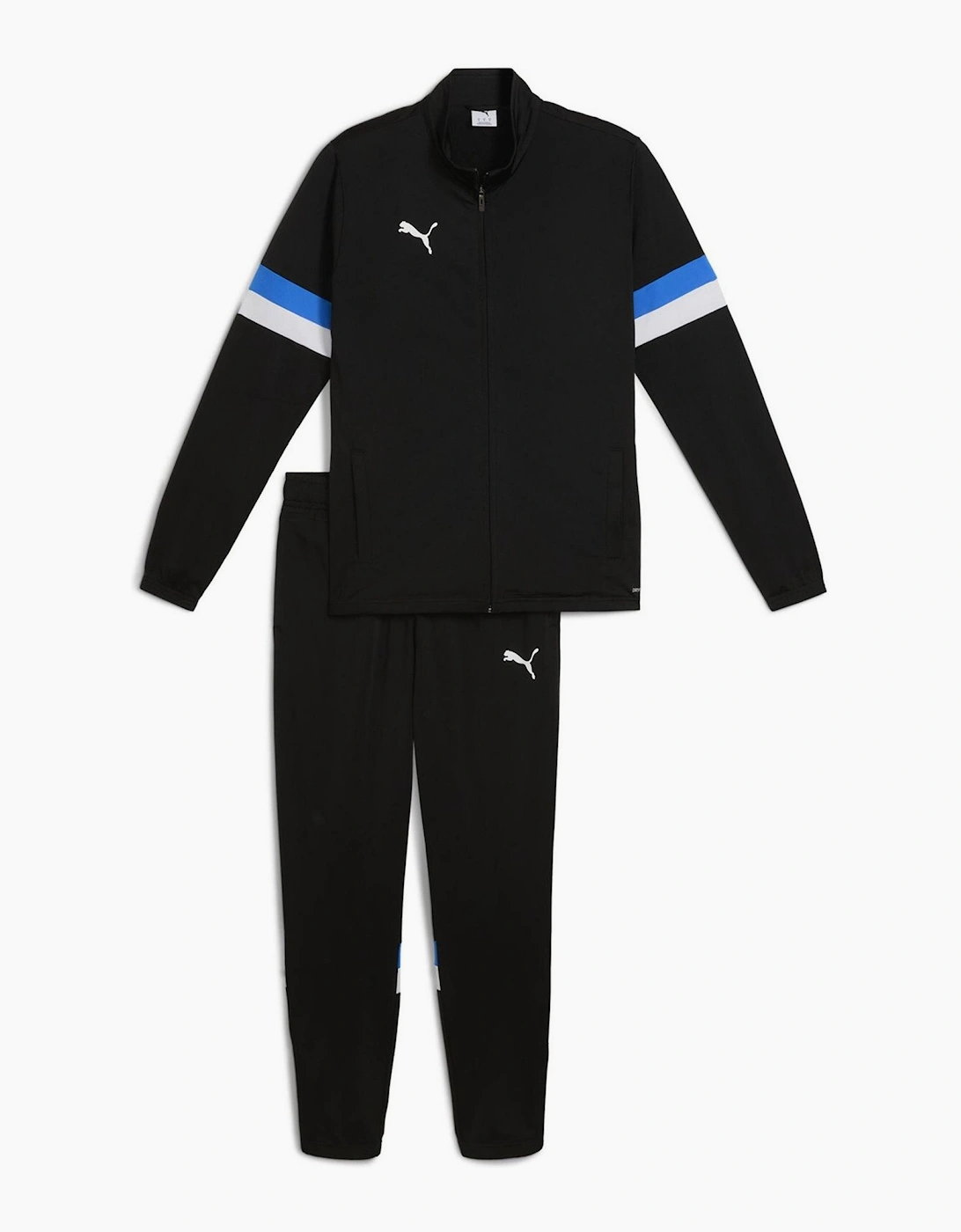 Puma Men's Piping Tracksuit - Black Wh - Size, 42/Regular
