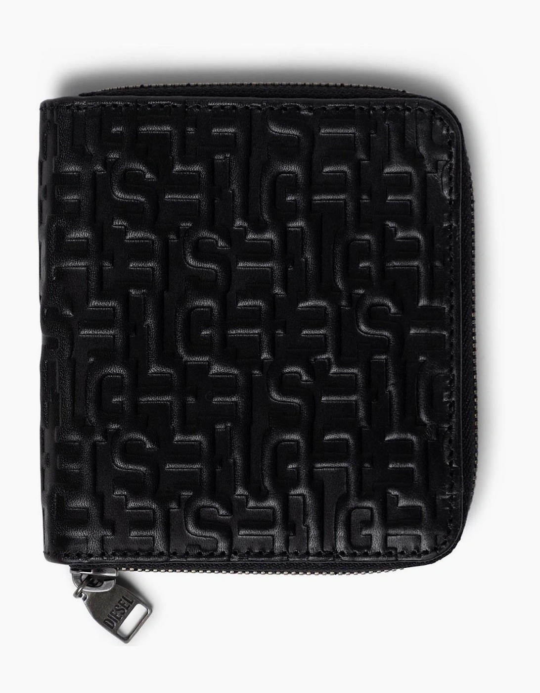 Diesel Men's Black Coin Zip Billfold Wallet - Size: One Size