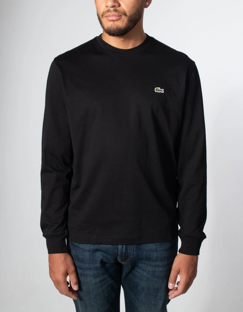 Classic Fit Long Sleeved Cotton T-Shirt