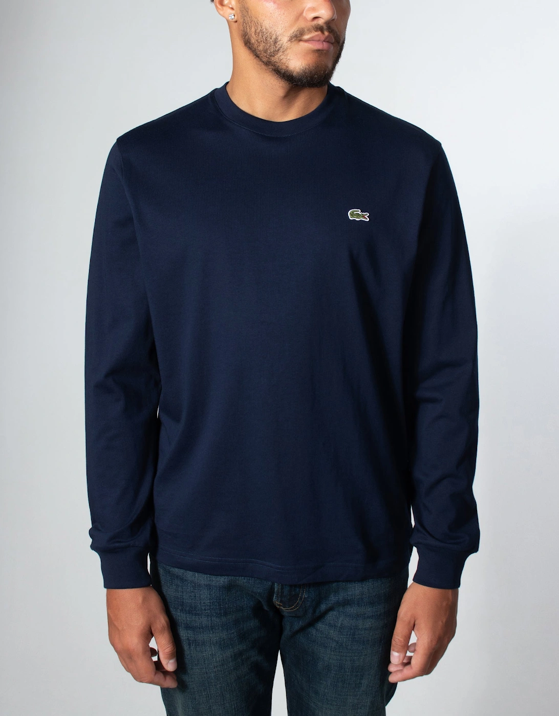 Classic Fit Long Sleeved Cotton T-Shirt