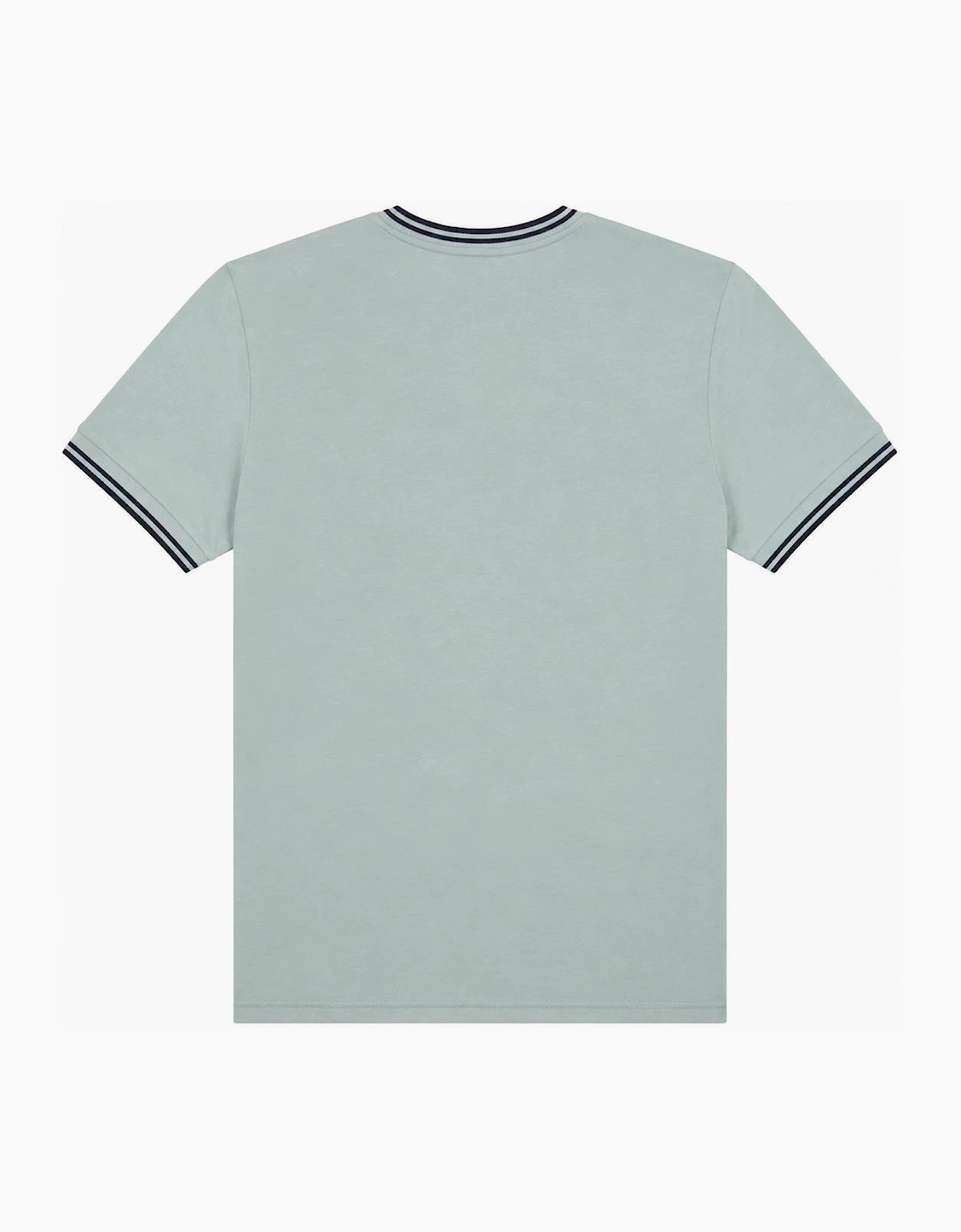 Fred Perry Twin Tipped T-Shirt Silver Blue/Dark Airforce/Dark Airforce
