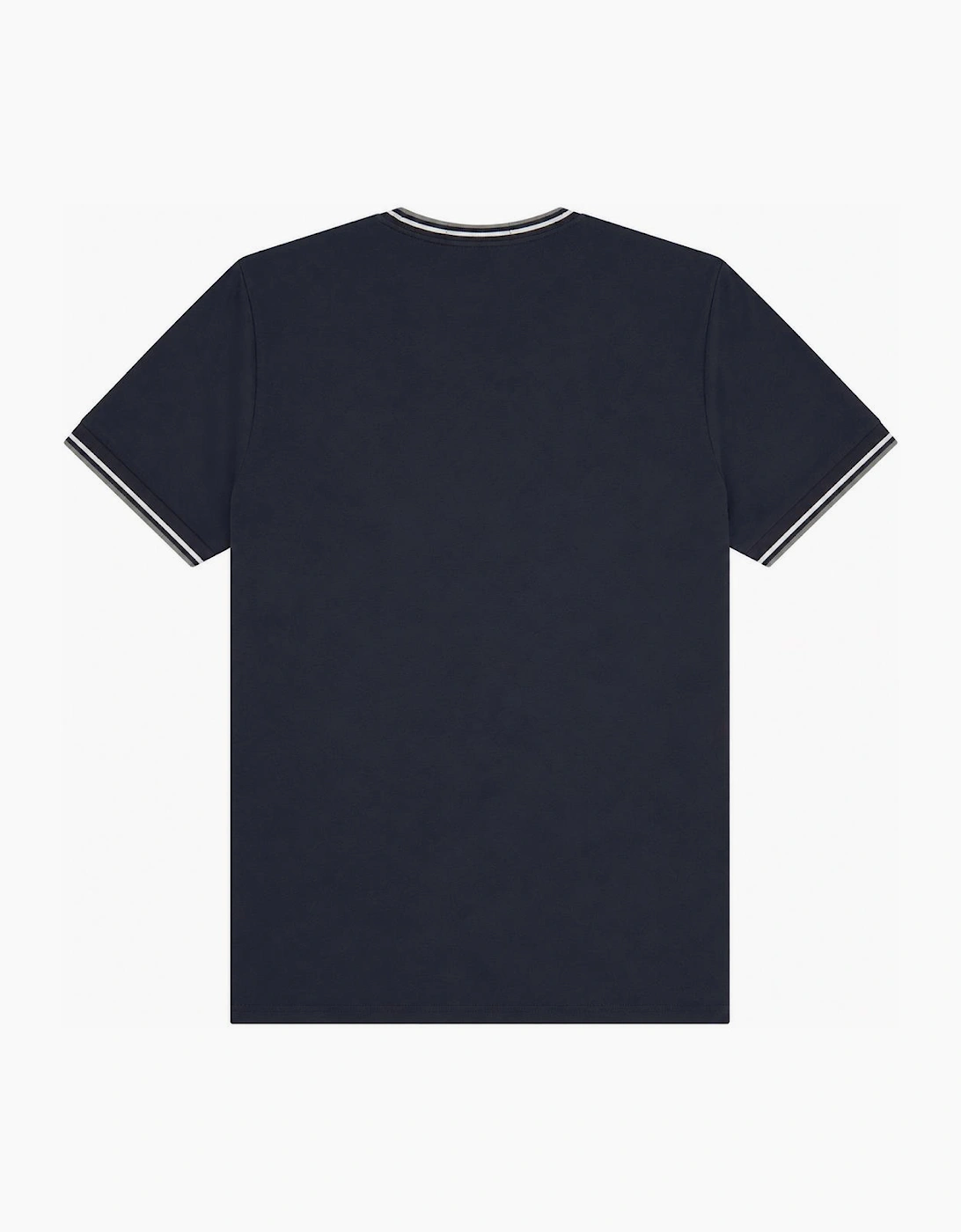 Fred Perry Twin Tipped T-Shirt Dark Airforce/Ecru/Seagrass