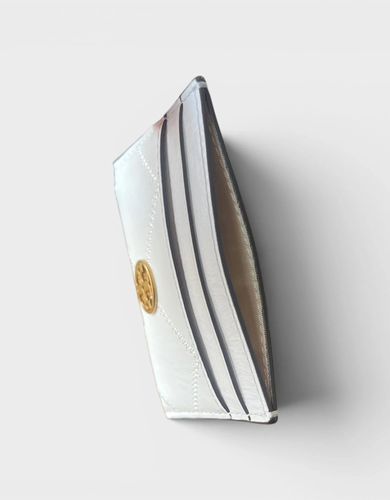Stitched Detail Cardholder White