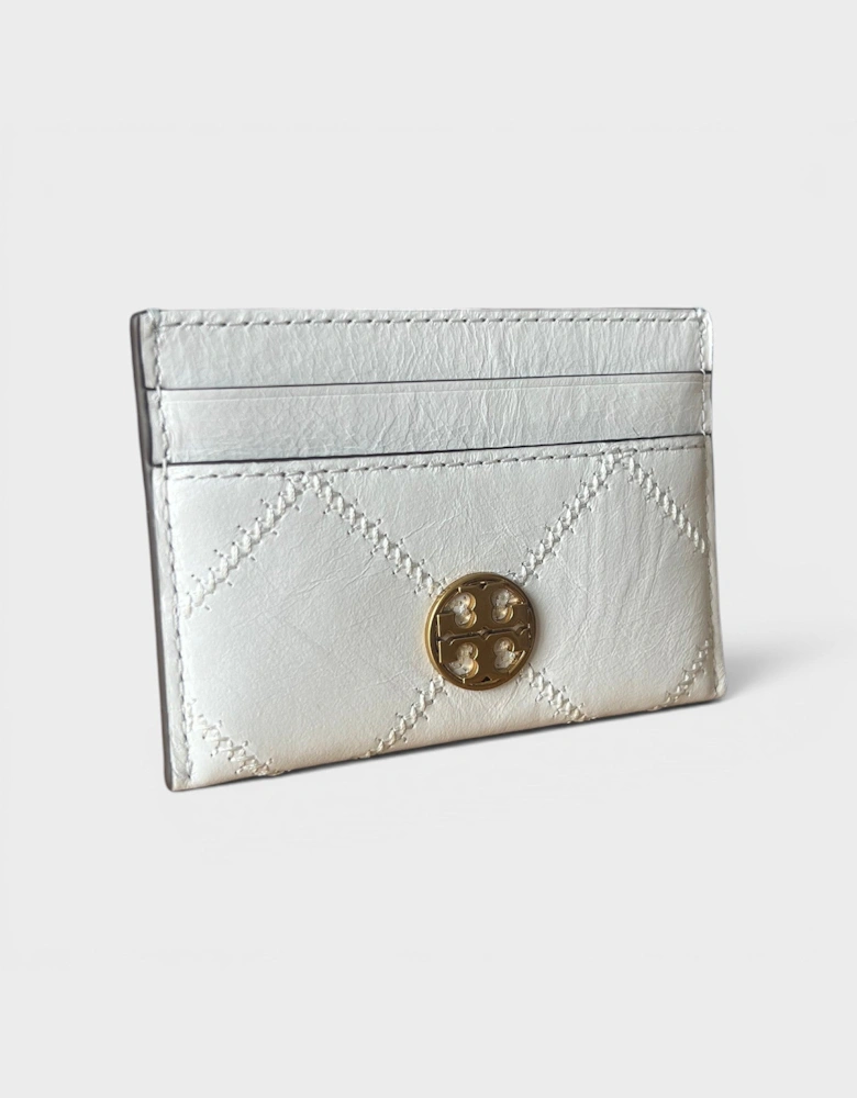 Stitched Detail Cardholder White