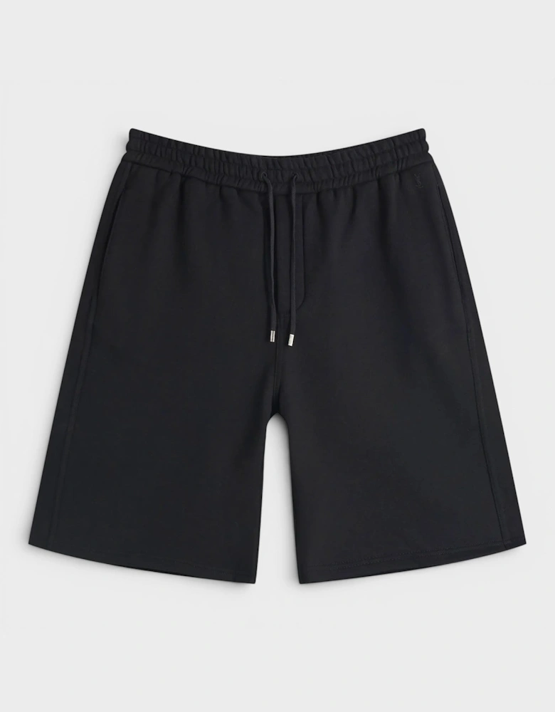 Cassandre Embroidered Fleece Sweatshorts Black