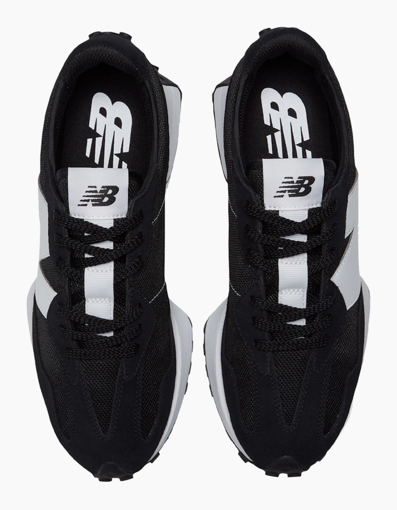 NEW BALANCE 327 TRAINER BLACK/WHITE