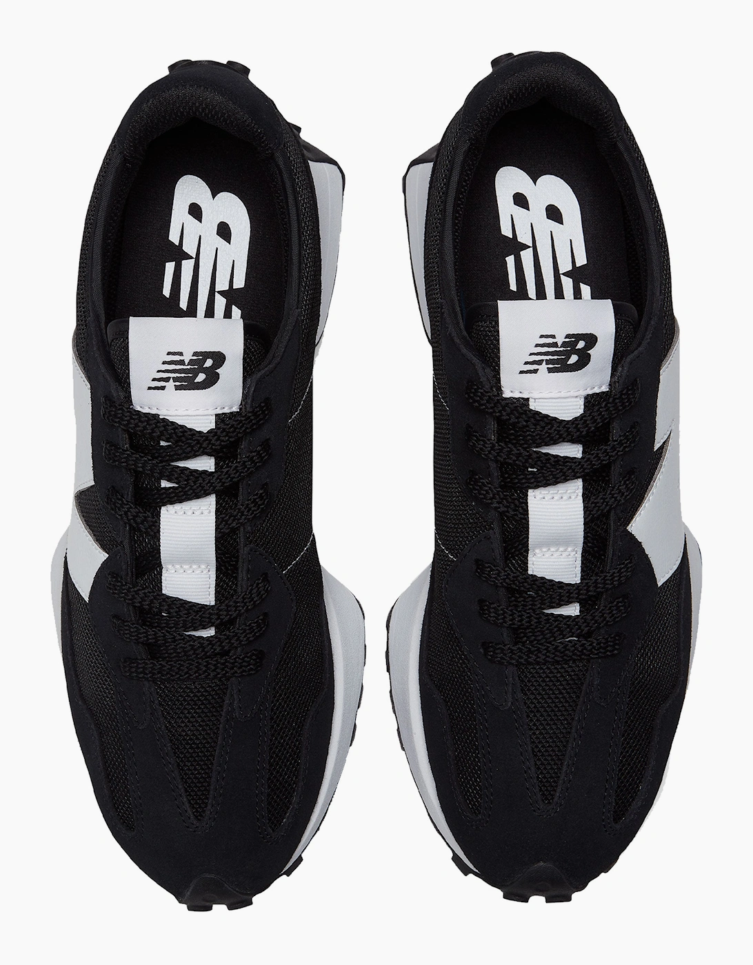 NEW BALANCE 327 TRAINER BLACK/WHITE