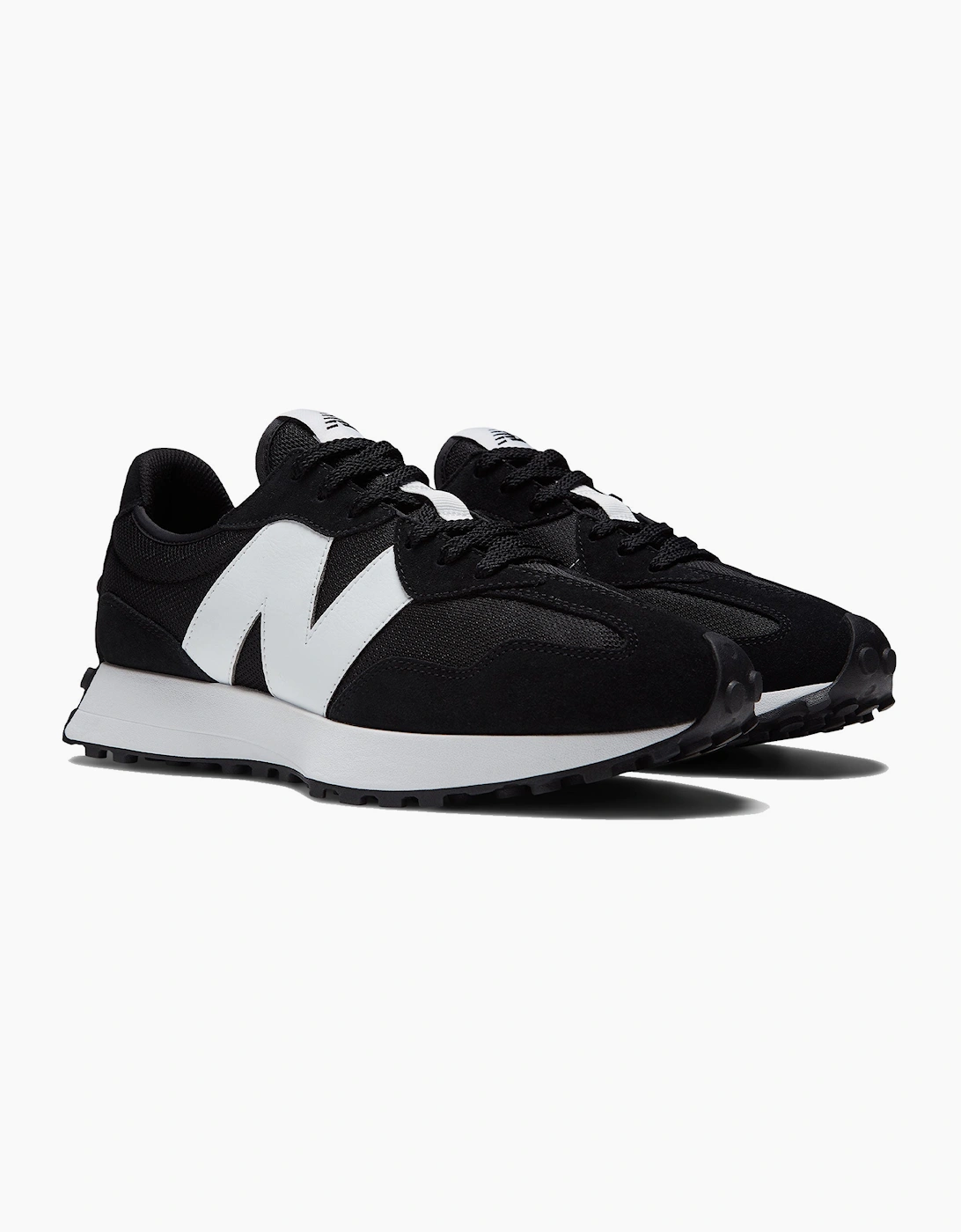NEW BALANCE 327 TRAINER BLACK/WHITE