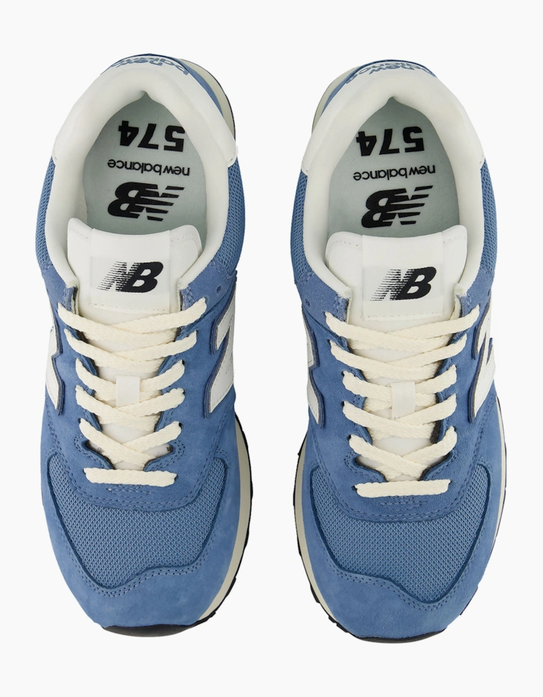 NEW BALANCE 574 TRAINER HERON BLUE/ANGORA