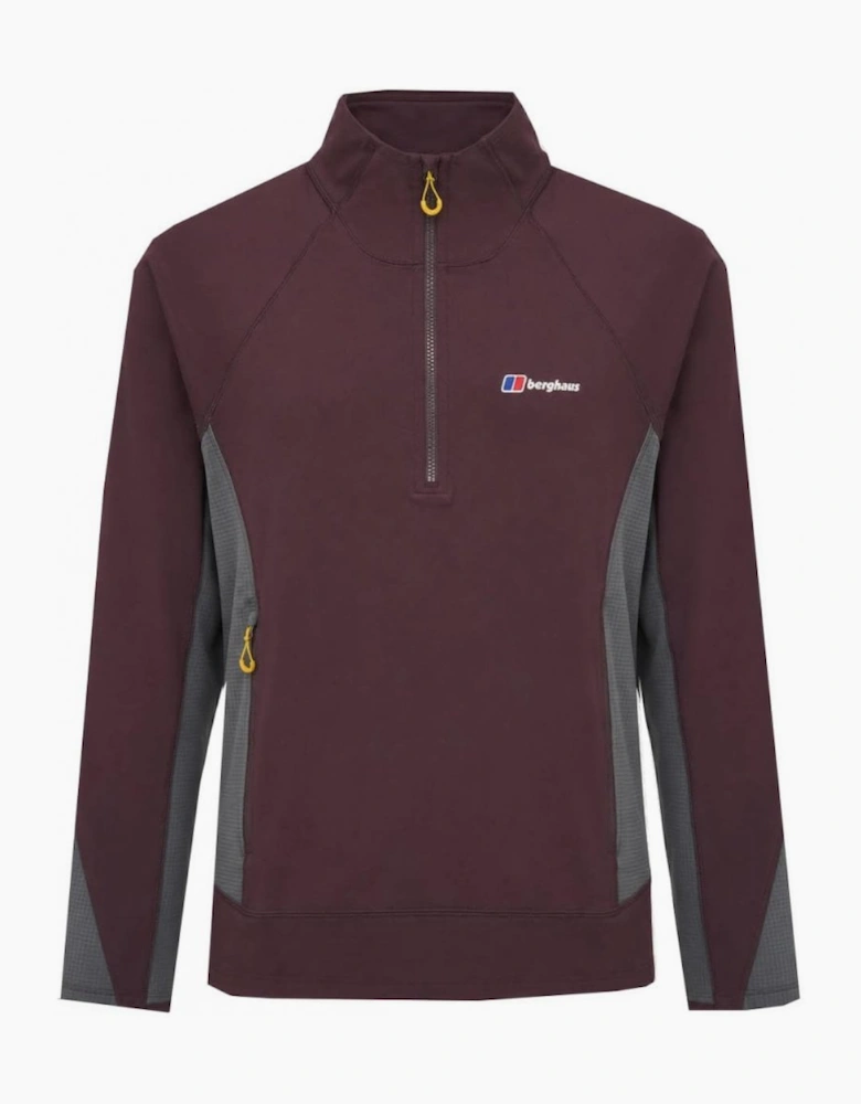 Berghaus Men's Dark Purple Wavertree Half Zip