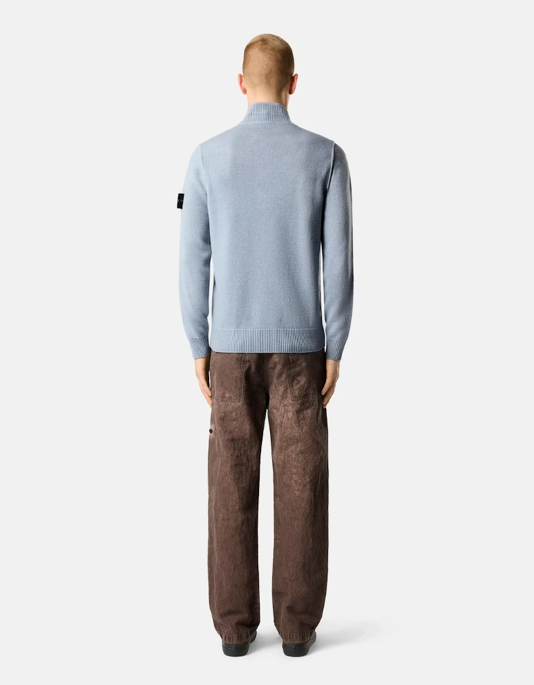 1/4 Button 5100040 Sweater Blue