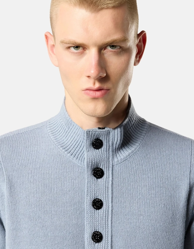 1/4 Button 5100040 Sweater Blue