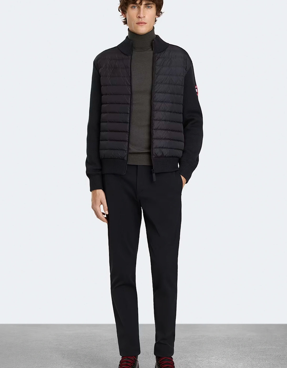 Hybrdige Knit Jacket Black