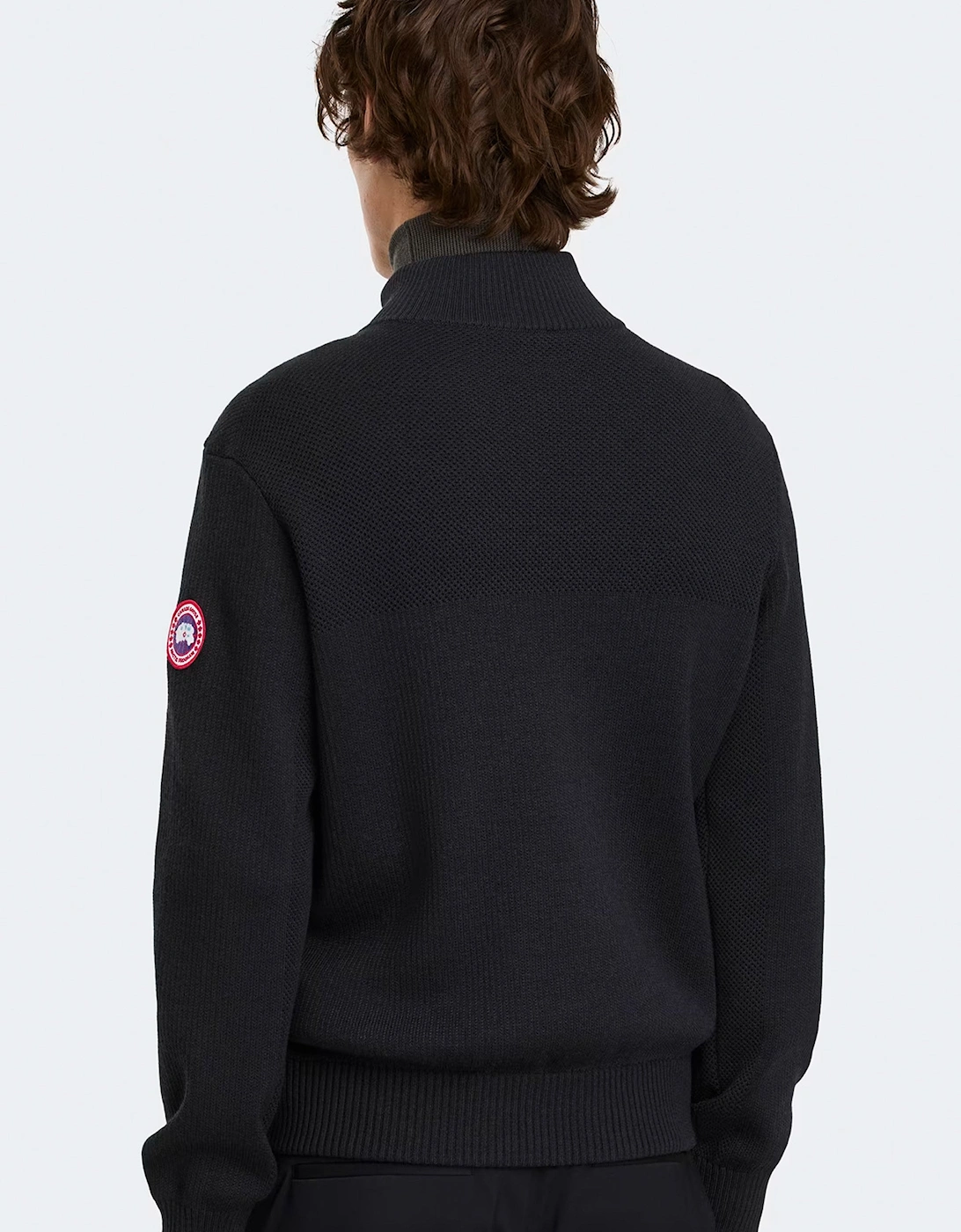 Hybrdige Knit Jacket Black