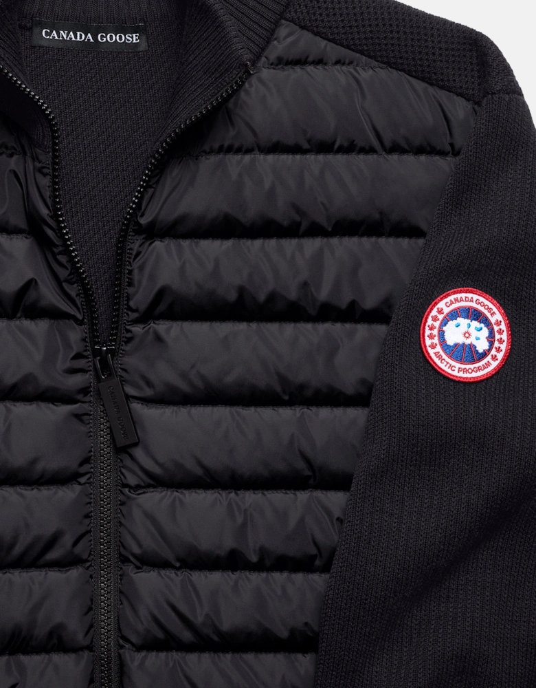 Hybrdige Knit Jacket Black