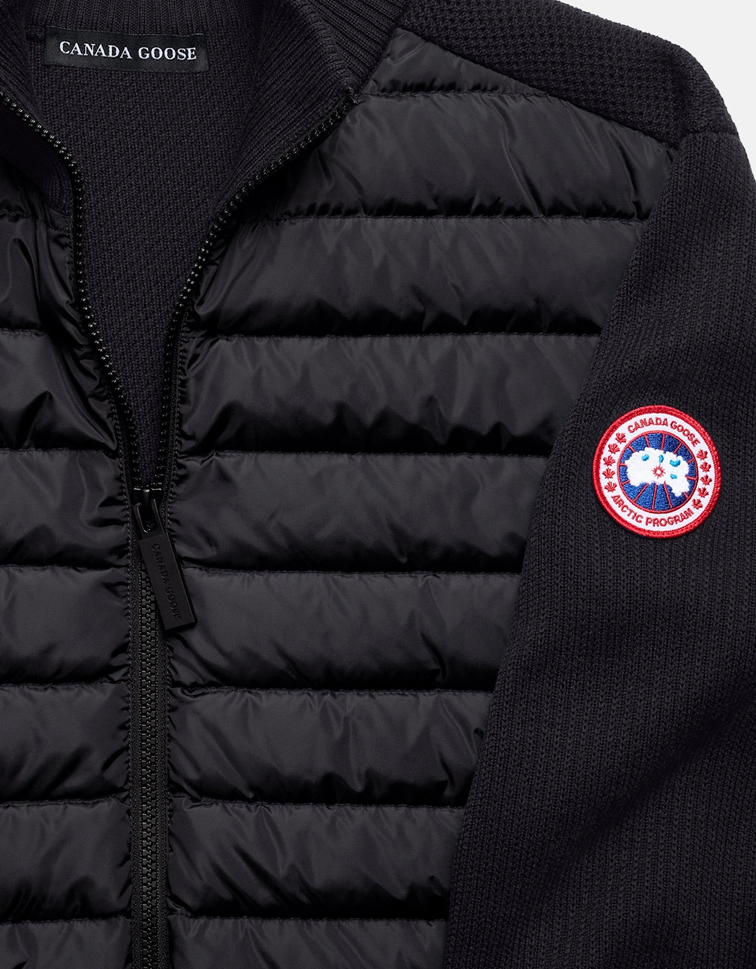Hybrdige Knit Jacket Black