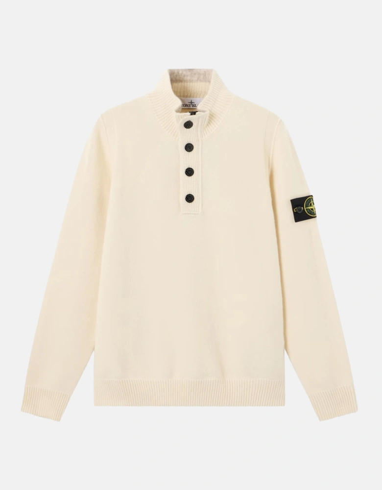 1/4 Button 5100040 Sweater Beige