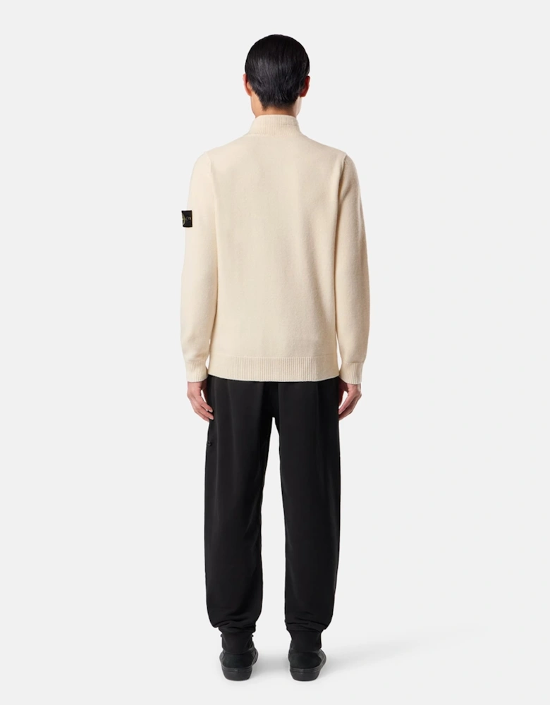 1/4 Button 5100040 Sweater Beige