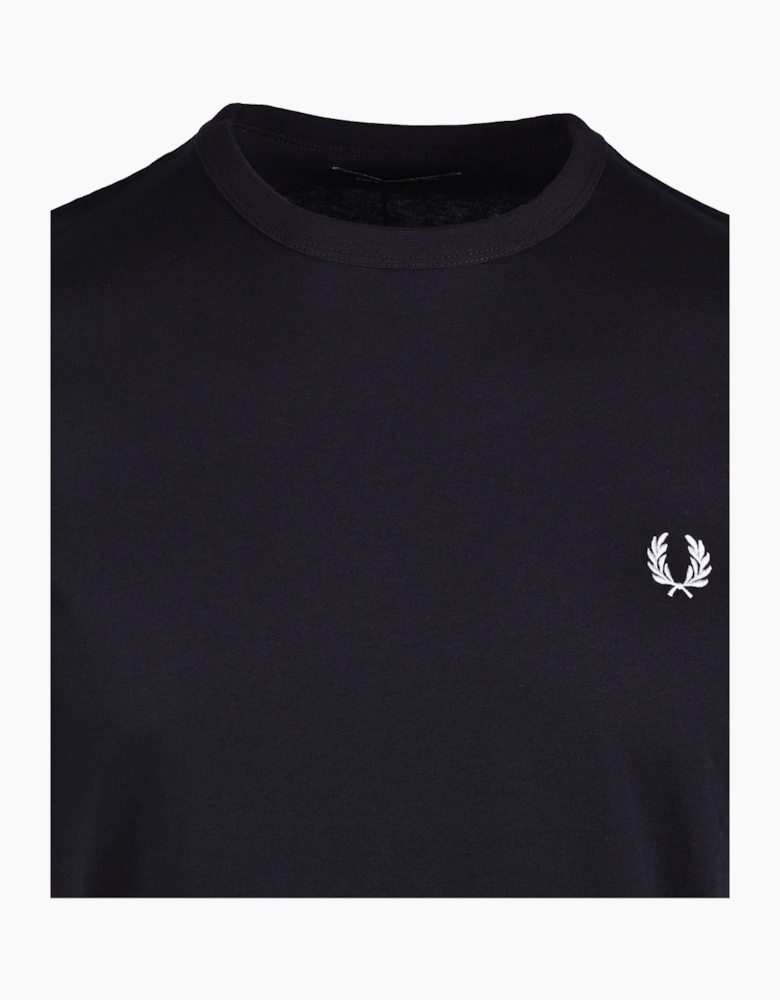 Fred Perry Ringer T-shirt Navy