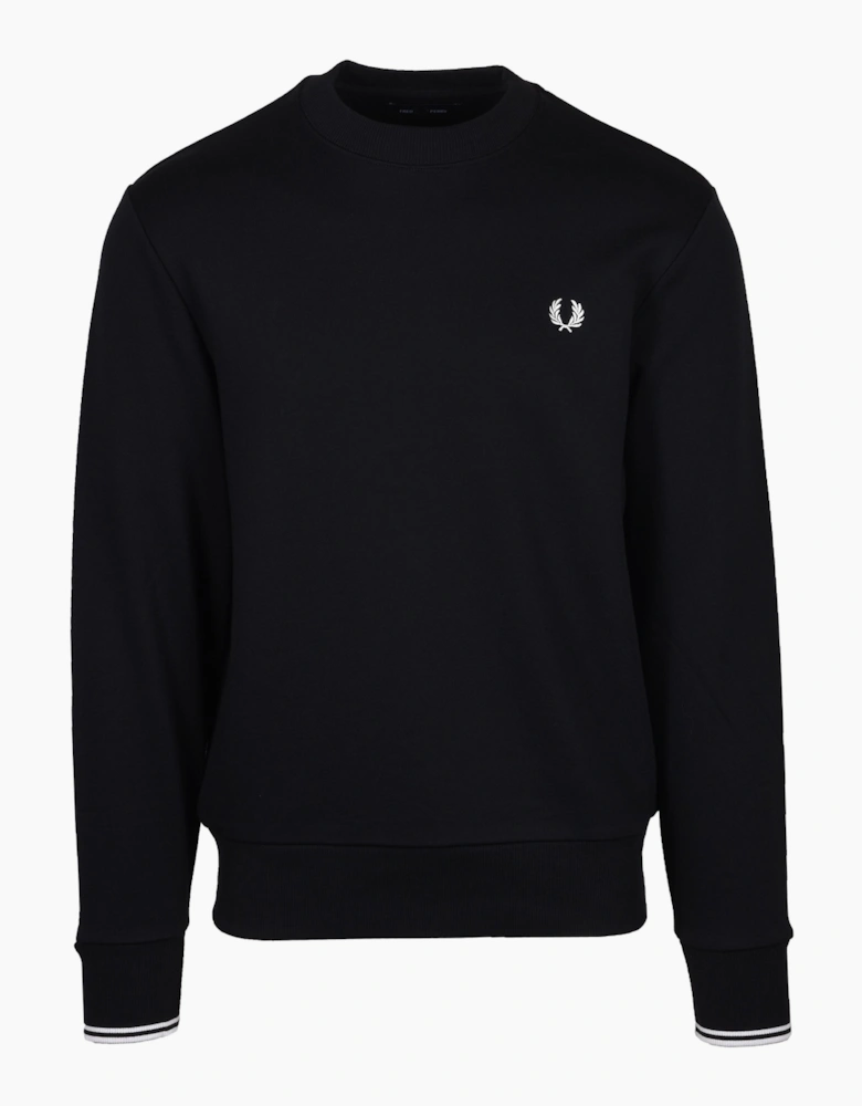 Fred Perry Crew Neck Sweatshirt Black