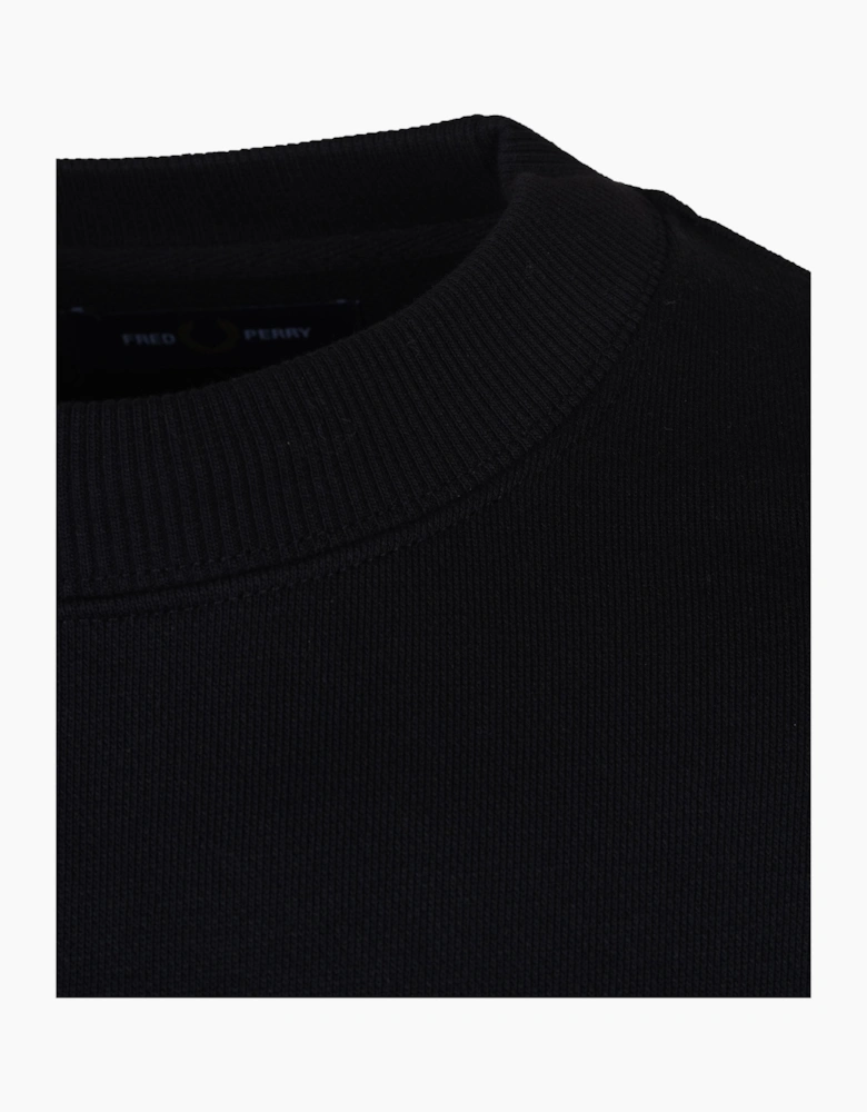 Fred Perry Crew Neck Sweatshirt Black
