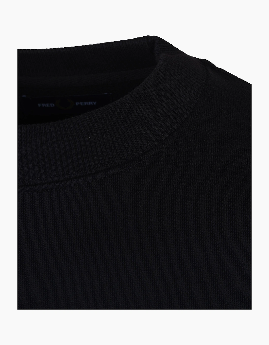 Fred Perry Crew Neck Sweatshirt Black