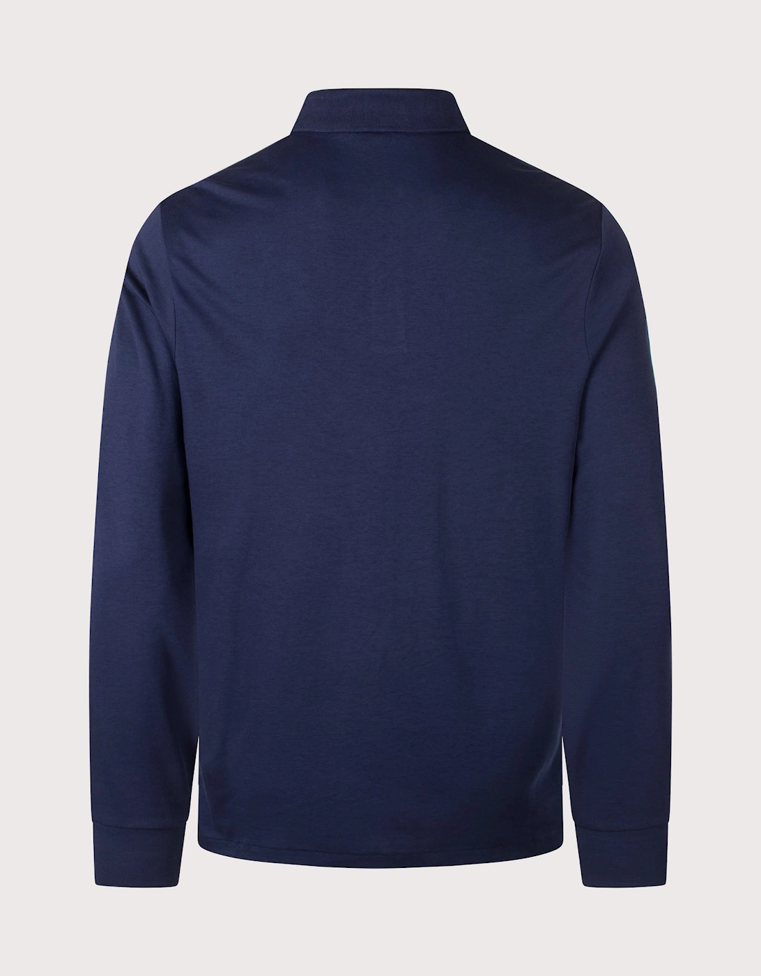 Custom Slim Fit Long Sleeve Soft Cotton Polo Shirt