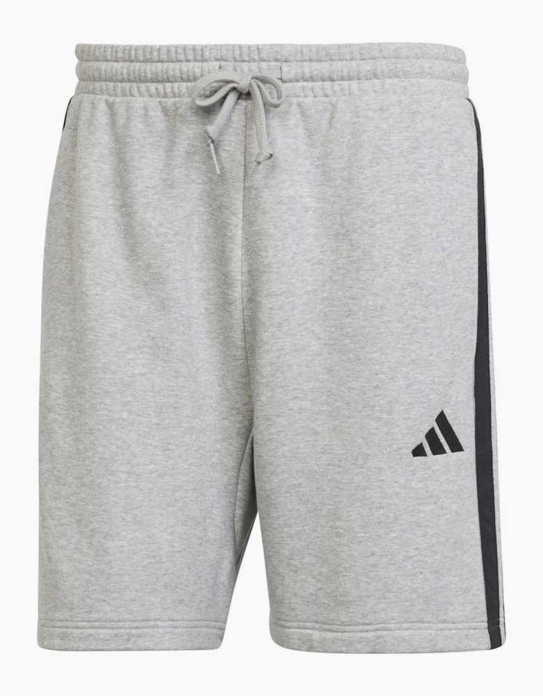 Mens Essentials 3 Stripe Fleece Shorts