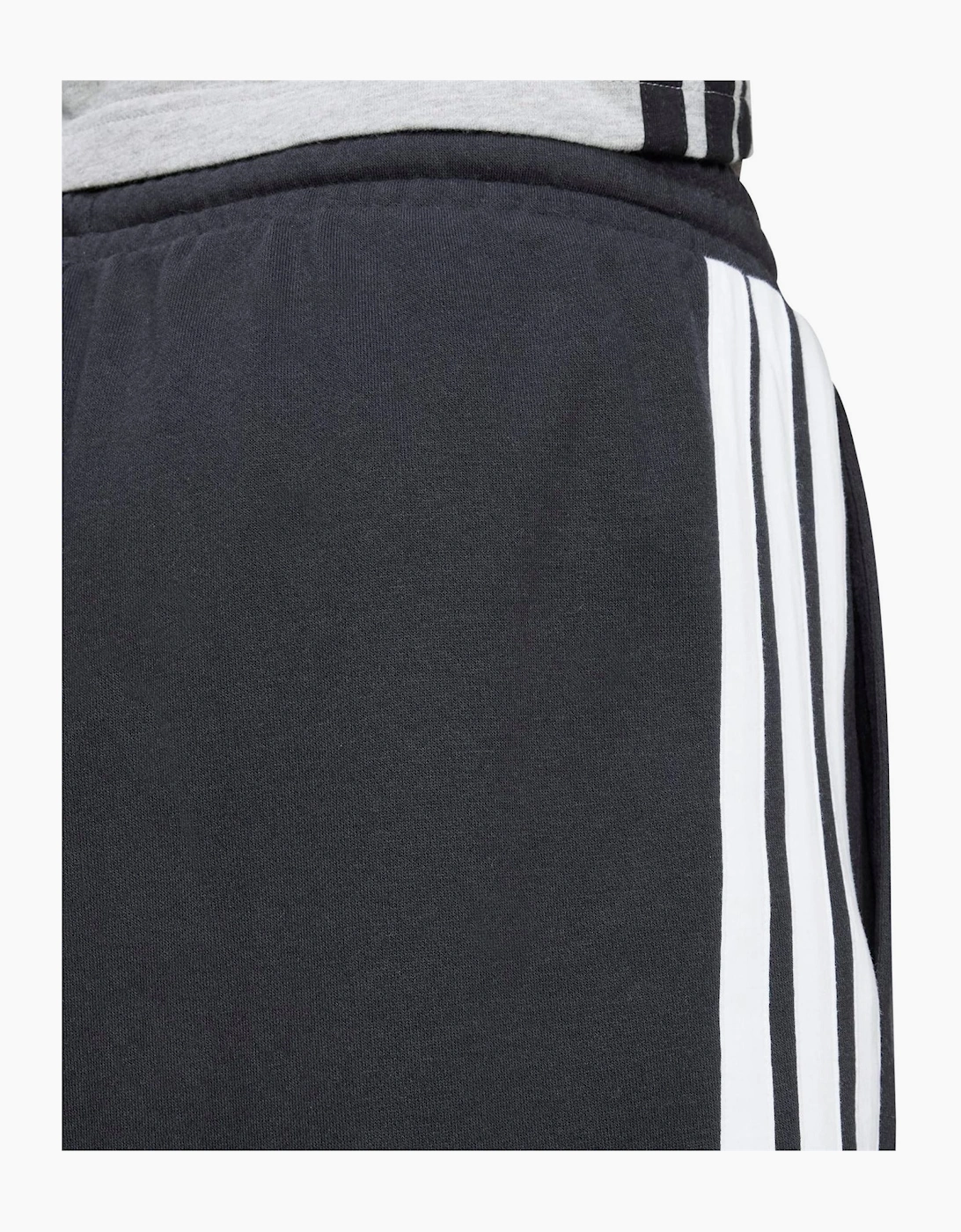 Mens Essentials 3 Stripe Fleece Shorts