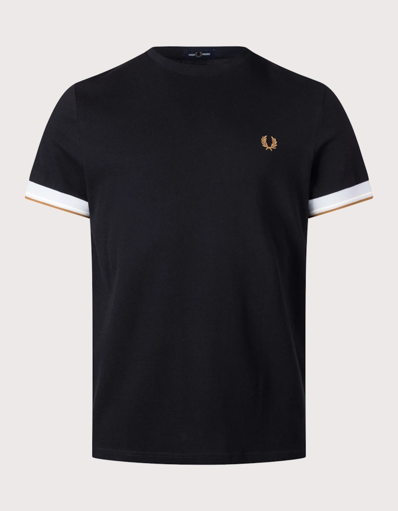 Regular Fit Twin Tipped Cuff T-Shirt