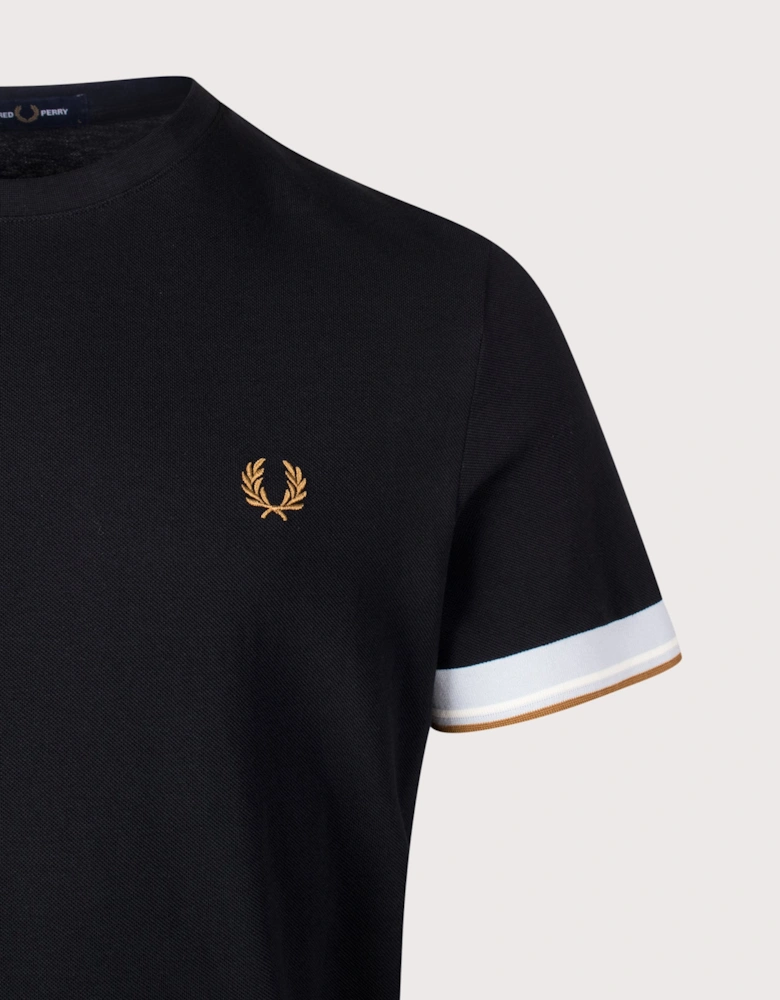 Regular Fit Twin Tipped Cuff T-Shirt
