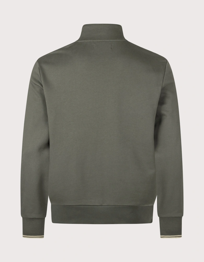 Regular Fit Quarter Zip Sweatshirt