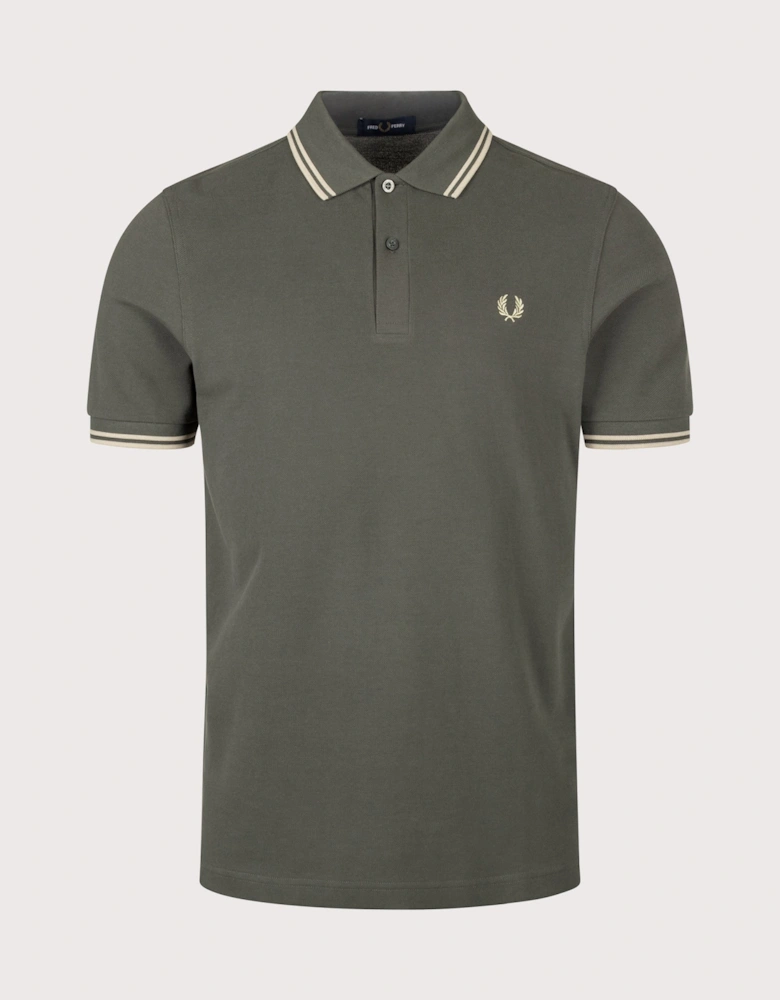 Regular Fit Twin Tipped Fred Perry Polo Shirt