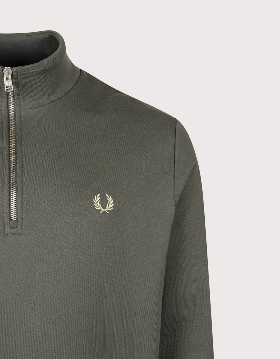 Regular Fit Quarter Zip Sweatshirt
