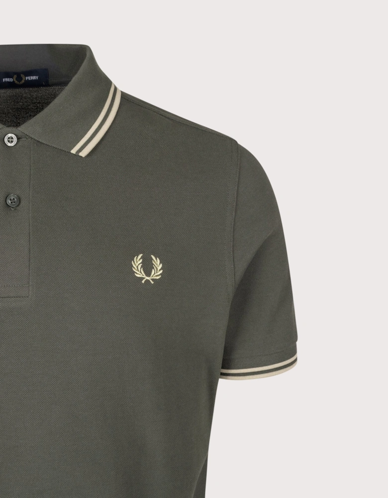 Regular Fit Twin Tipped Fred Perry Polo Shirt