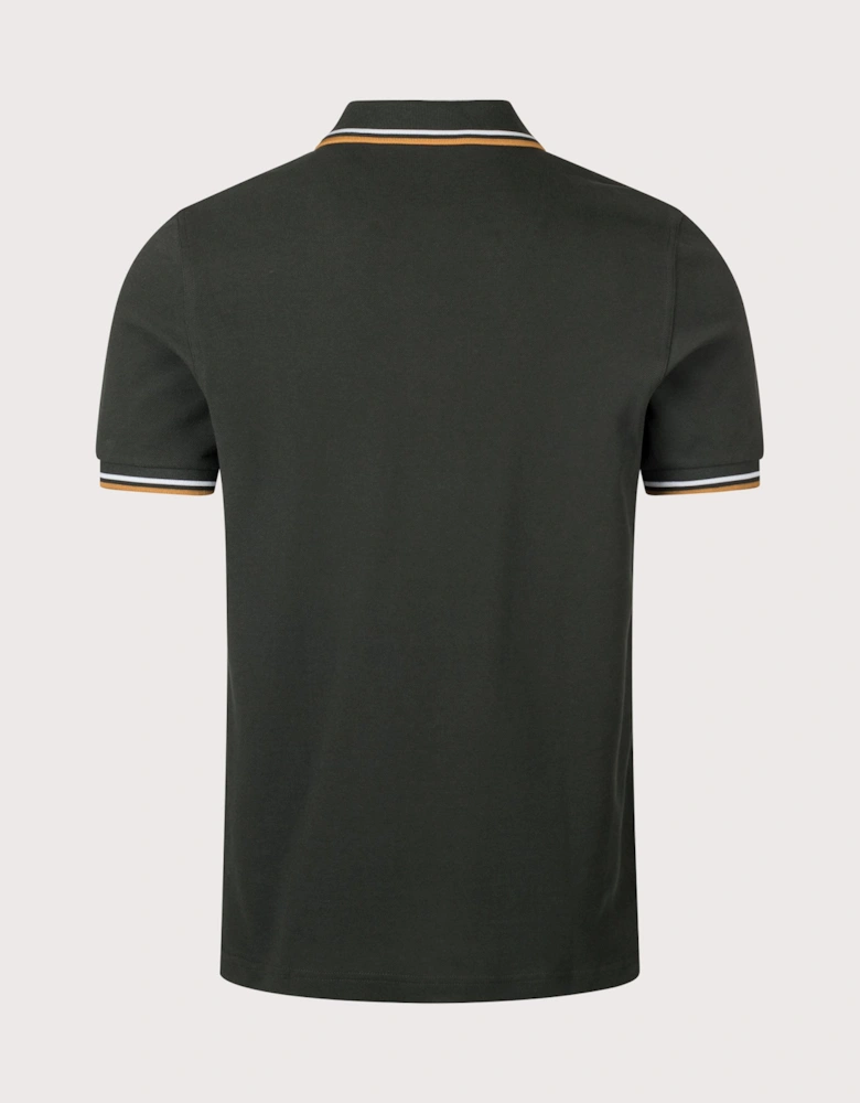 Regular Fit Twin Tipped Fred Perry Polo Shirt